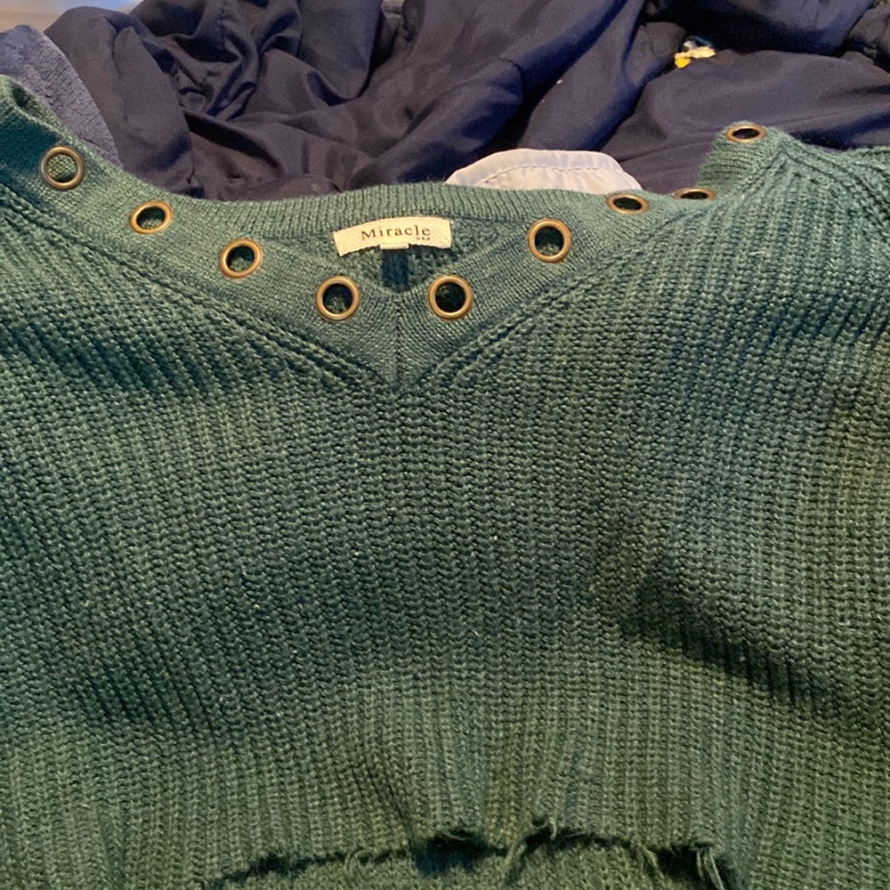 Miracle cropped sweater